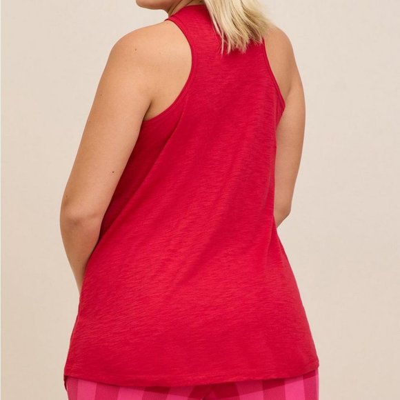 ❤️NWT VINTAGE TORRID TANK - MAYBE LATER MISTLETOE CHRISTMAS HOLIDAY TEE SIZE 2X - Picture 3 of 10